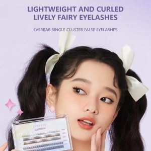 everbab individuals natural false eyelashes 艾蓓拉单簇假睫毛 cutehart