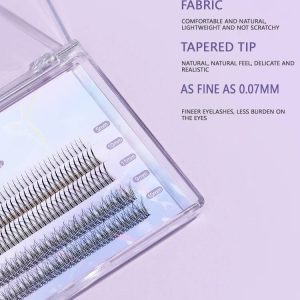 everbab individuals natural false eyelashes 艾蓓拉单簇假睫毛 cutehart