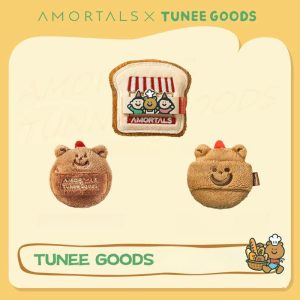 amortals x tunee goods bread series double combination fluffy powder puff toast bear honey powder puff lt6n shopee philippines