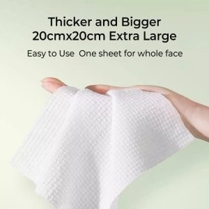 amortals korea soft skin friendly cleansing facial towel makeup removal multipurpose 70 pcs 90g ㎡ shopee philippines